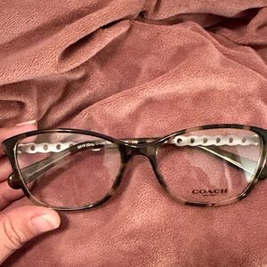 Coach Women's Brown Patterned Glasses